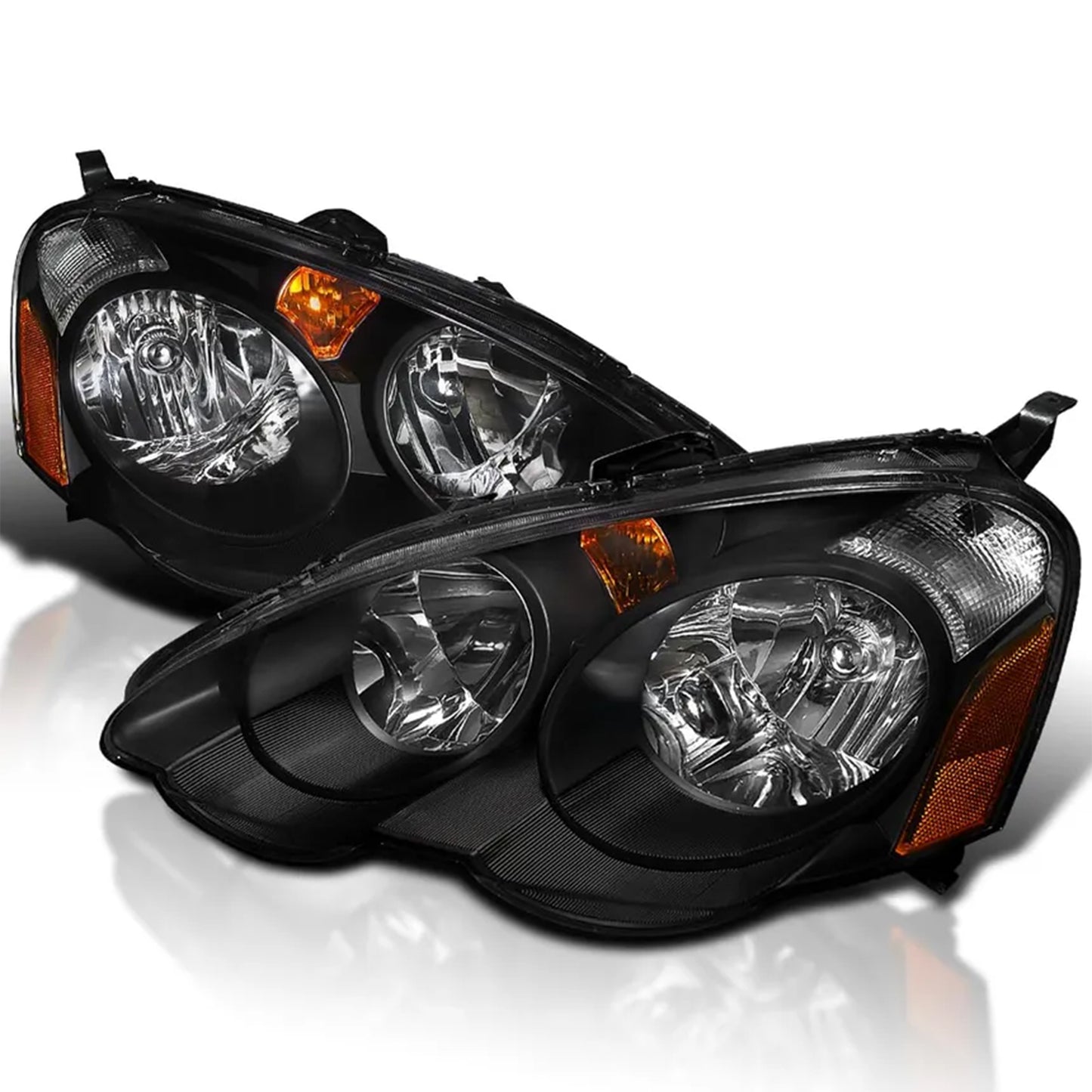 ACURA RSX 2002-2004 FOCOS DELANTEROS FONDO NEGRO