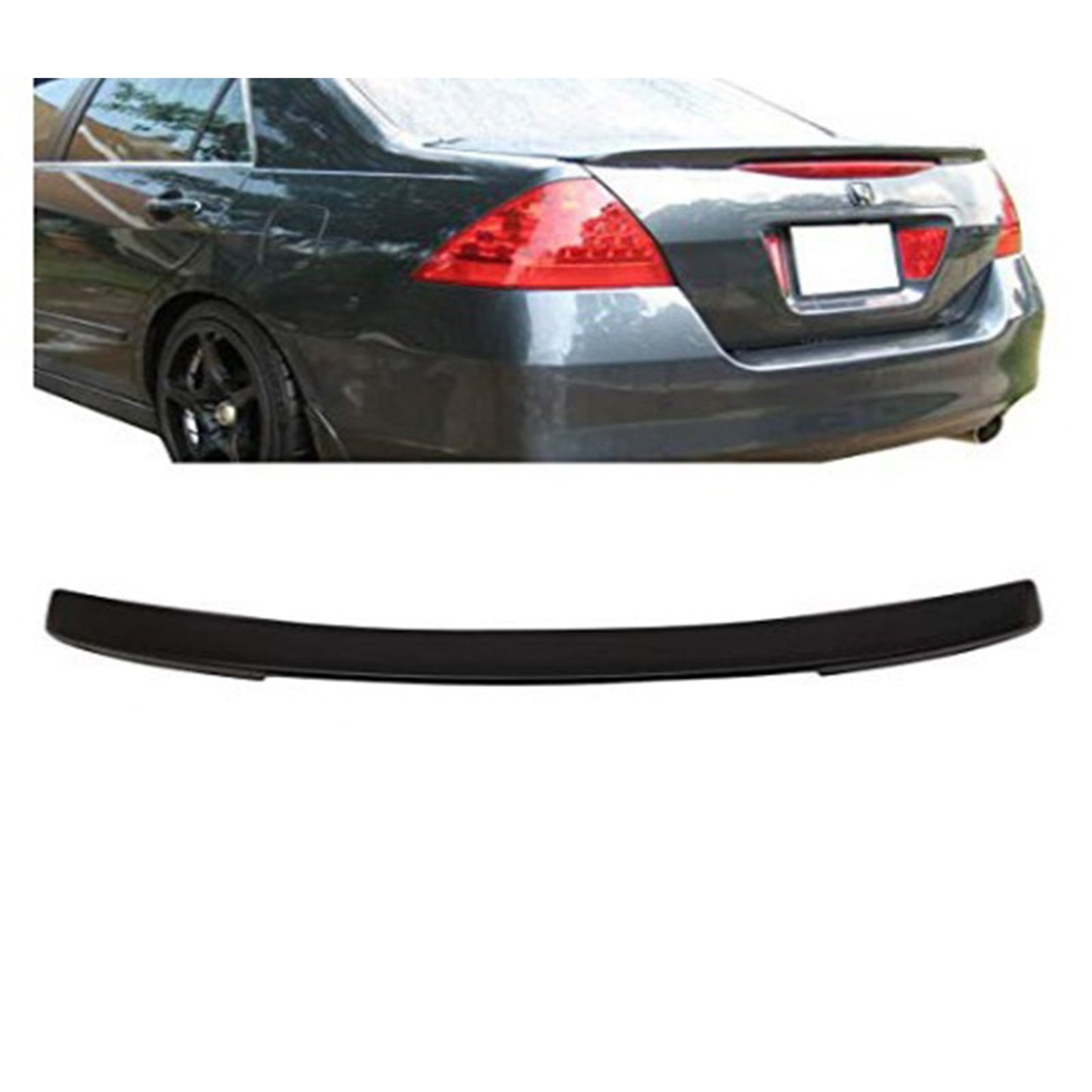 HONDA ACCORD 2006-2007 SEDAN SPOILER ESTILO FABRICA DE PLASTICO ABS