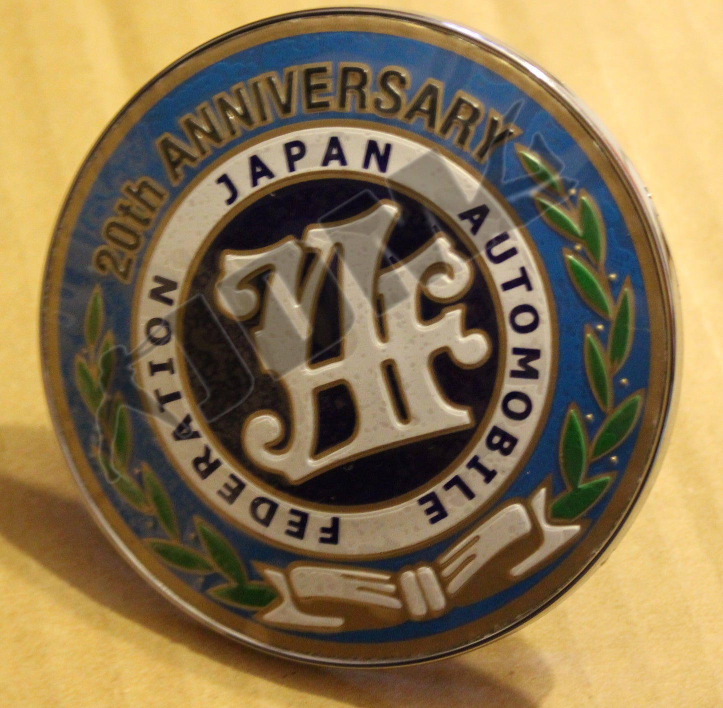 JAF EMBLEMA 20 ANIVERSARIO JAPAN AUTOMOBILE FEDERATION