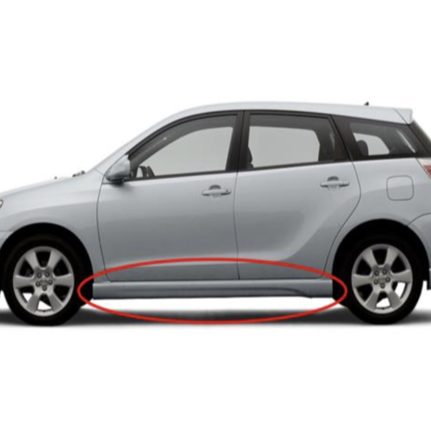 TOYOTA MATRIX 2003-2006 ESTRIBOS ESTILO FABRICA DE FIBERGLASS