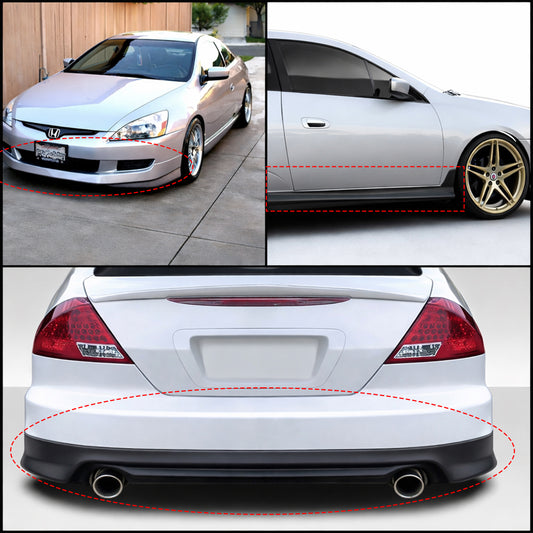 HONDA ACCORD 2003-2005 COUPE BODY KIT ESTILO HFP DE FIBERGLASS
