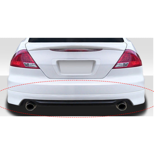 HONDA ACCORD 2003-2005 COUPE REAR LIP ESTILO HFP DE FIBERGLASS
