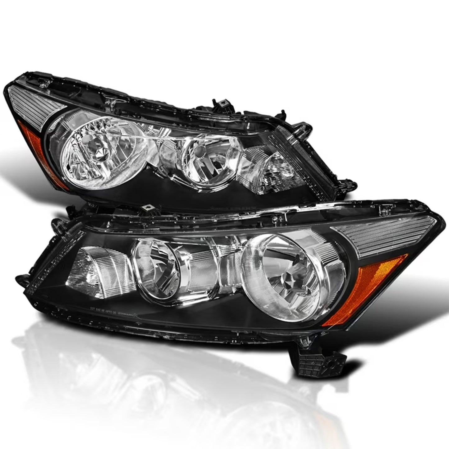 HONDA ACCORD 2008-2012 SEDAN FOCOS DELANTEROS FONDO NEGRO