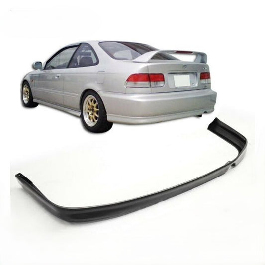HONDA CIVIC 1992-1995 COUPE / SEDAN REAR LIP ESTILO TIPO R DE POLIURETANO