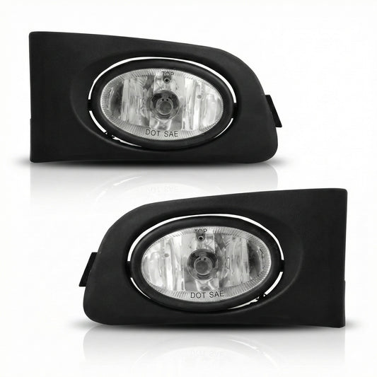 HONDA CIVIC 2001-2003 COUPE & SEDAN CLEAR FOG LIGHTS