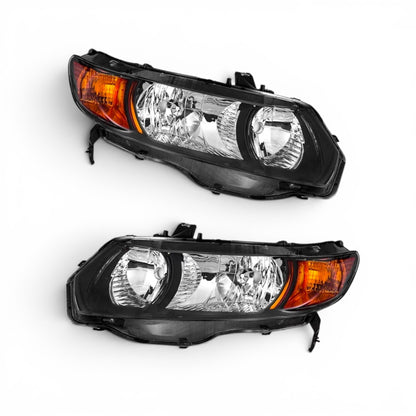 HONDA CIVIC 2006-2011 COUPE FOCOS DELANTEROS FONDO NEGRO