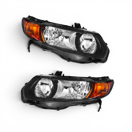 HONDA CIVIC 2006-2011 COUPE FOCOS DELANTEROS FONDO NEGRO