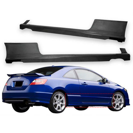 HONDA CIVIC 2006-2011 COUPE ESTRIBOS ESTILO HFP DE FIBERGLASS