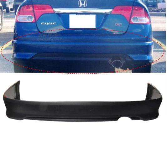 HONDA CIVIC 2006-2011 SEDAN REAR LIP ESTILO HFP DE FIBERGLASS