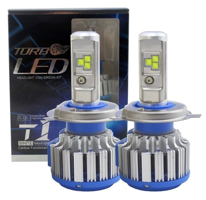 LED TURBO KIT H4 / 9003 HI/LOW 9000 LUMENS CANBUS