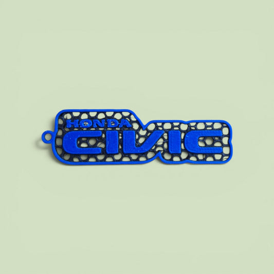 LLAVERO CUSTOM CIVIC LOGO