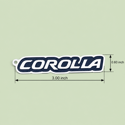 LLAVERO CUSTOM COROLLA  LOGO