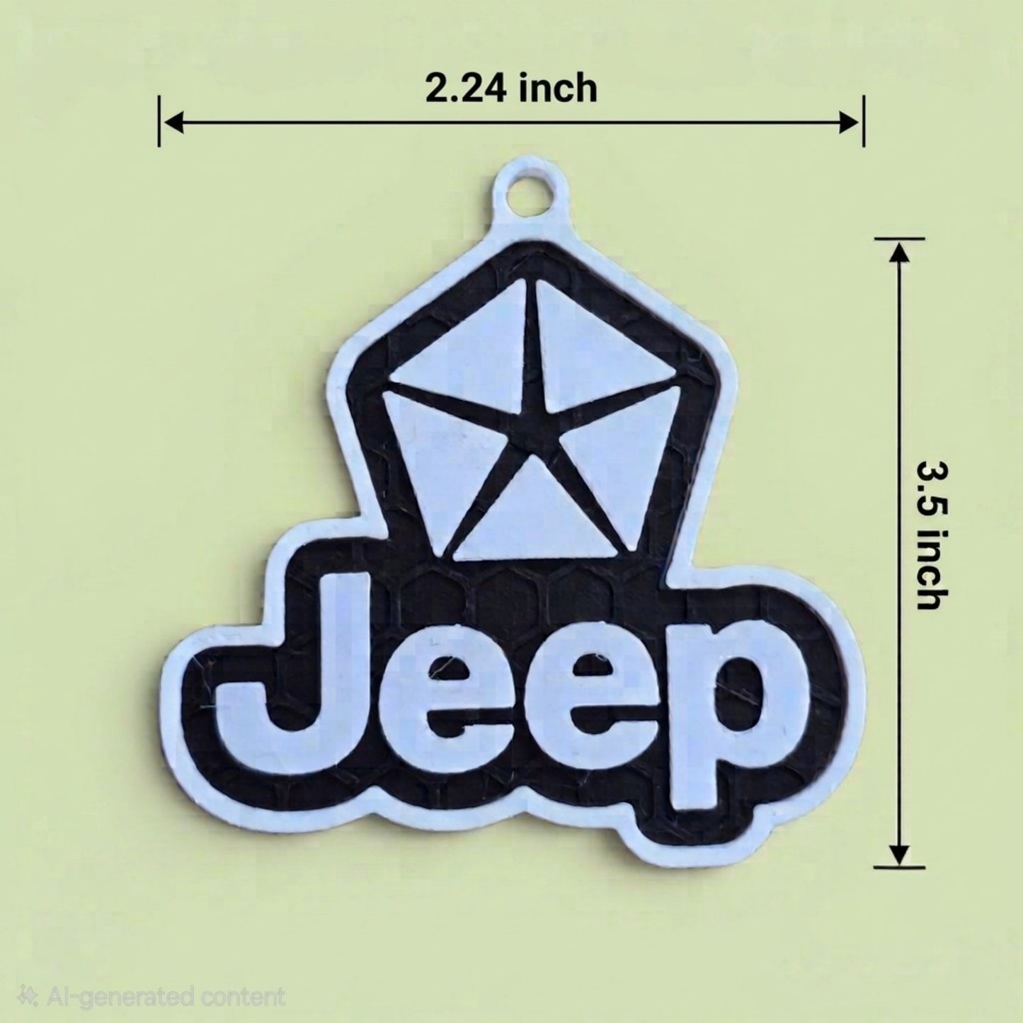 LLAVERO CUSTOM JEEP LOGO