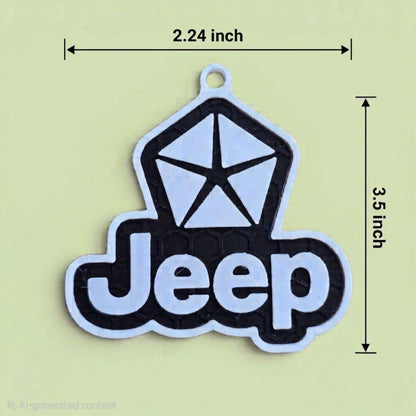 LLAVERO CUSTOM JEEP LOGO