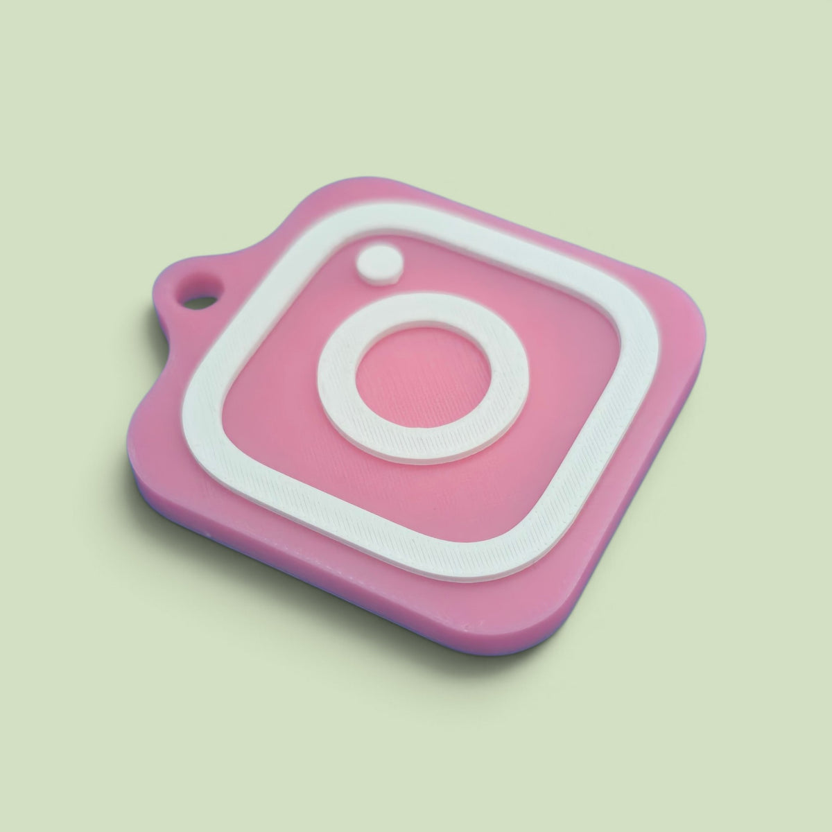LLAVERO CUSTOM NFC INSTAGRAM LOGO