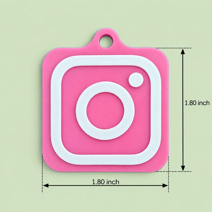 LLAVERO CUSTOM NFC INSTAGRAM LOGO