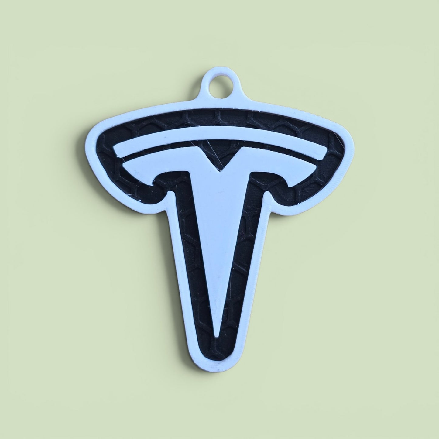 LLAVERO CUSTOM TESLA LOGO