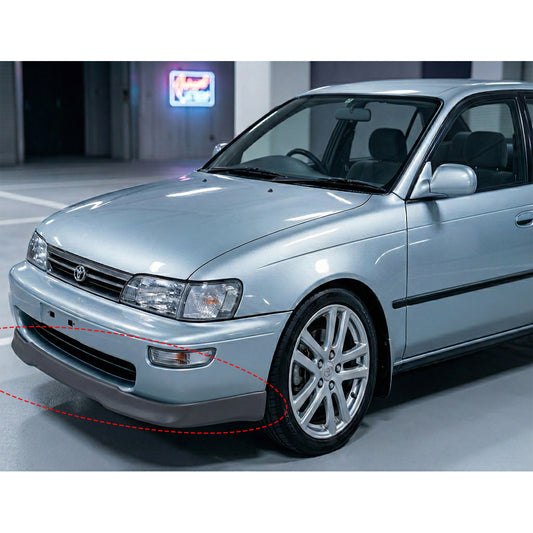 TOYOTA COROLLA 1993-1997 FRONT LIP ESTILO PERFORMANCE DE FIBERGLASS