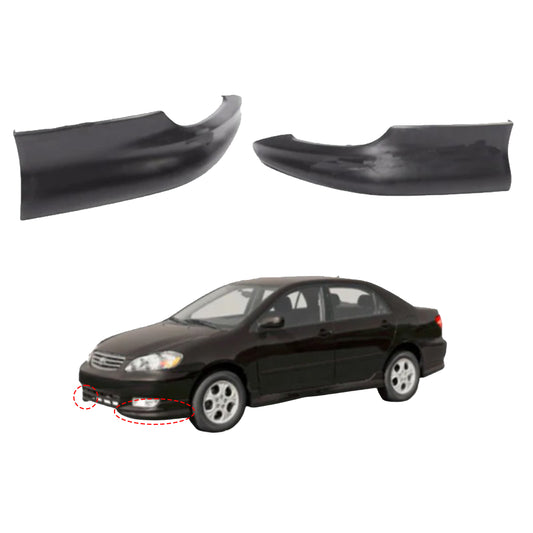 TOYOTA COROLLA 2003-2004 BOTITAS DELANTERAS ESTILO FABRICA DE FIBERGLASS