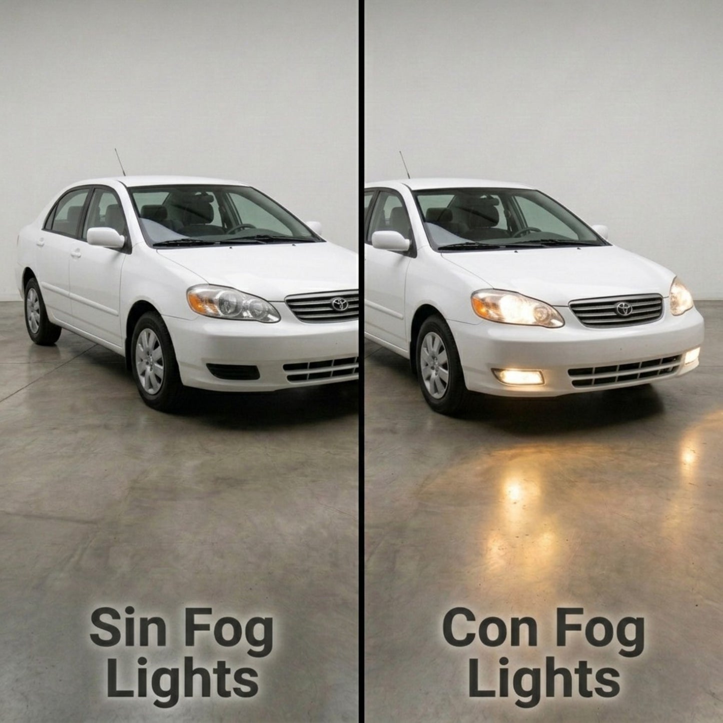 TOYOTA COROLLA 2003-2004 FOG LIGHTS
