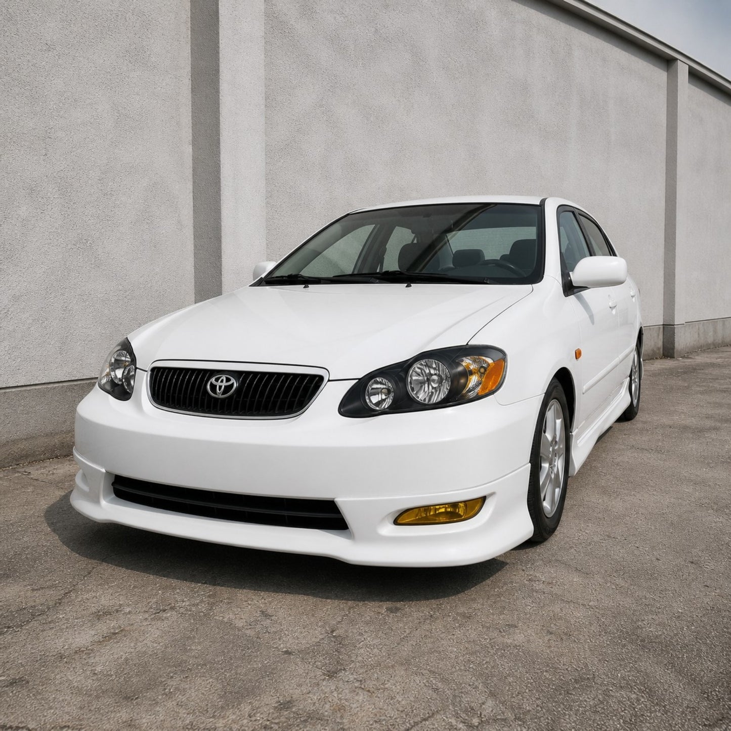 TOYOTA COROLLA 2003-2008 FOCOS DELANTEROS FONDO NEGRO