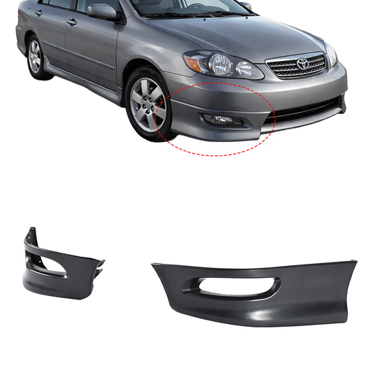 TOYOTA COROLLA 2005-2008 BOTITAS DELANTERAS ESTILO FABRICA DE POLIURETANO