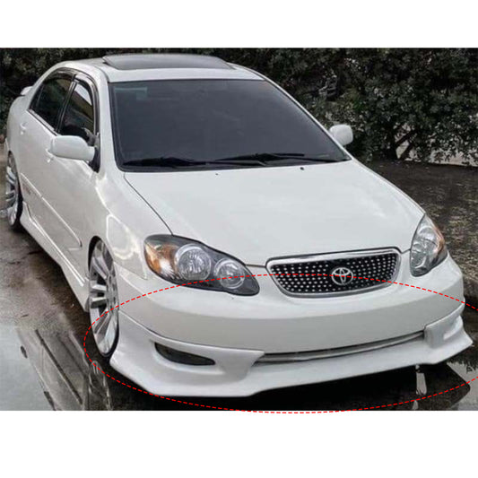 TOYOTA COROLLA 2005-2008 FRONT LIP ESTILO ALTIS DE FIBERGLASS