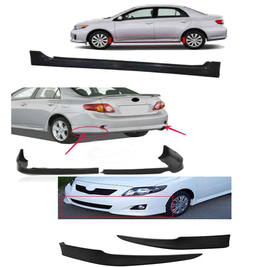 TOYOTA COROLLA 2009-2010 BODY KIT ESTILO FABRICA DE FIBERGLASS