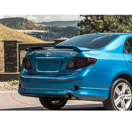 TOYOTA COROLLA 2009-2010 REAR LIP ESTILO FABRICA DE FIBERGLASS
