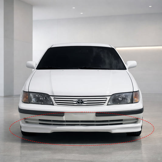 TOYOTA TERCEL 1998-1999 FRONT LIP ESTILO FABRICA DE FIBERGLASS