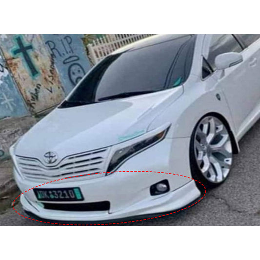TOYOTA VENZA 2009-2012 FRONT LIP DE FIBERGLASS