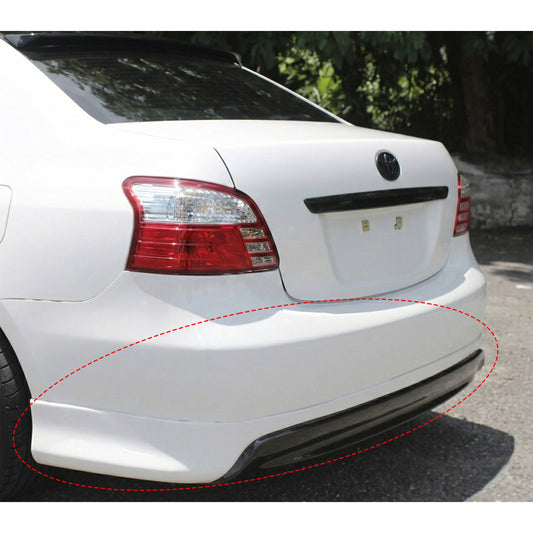 TOYOTA YARIS 2007-2012 SEDAN REAR LIP ESTILO CAMRY DE FIBERGLASS