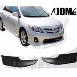 TOYOTA COROLLA 2011-2013 ABS 2PC FRONT LIP (BOTITAS)