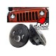 JEEP WRANGLER FOCOS LED DOBLE PROYECTOR FONDO NEGRO