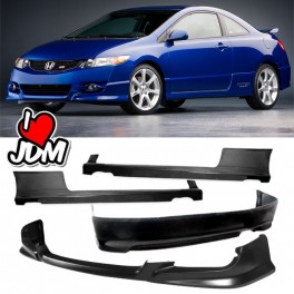 HONDA CIVIC 2009-2011 2DR BODY KIT ESTILO HFP FIBER GLASS