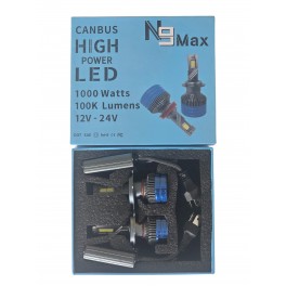 LED N9 MAX KIT H4 / 9003 HI/LOW 100K LUMENS CANBUS