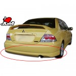 MITSUBISHI LANCER 2004-2006 REAR LIP ESTILO RALLIART EN FIBER GLASS