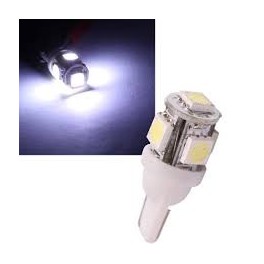 LED T10 5 SMD 50/50 COLORES A ESCOGER